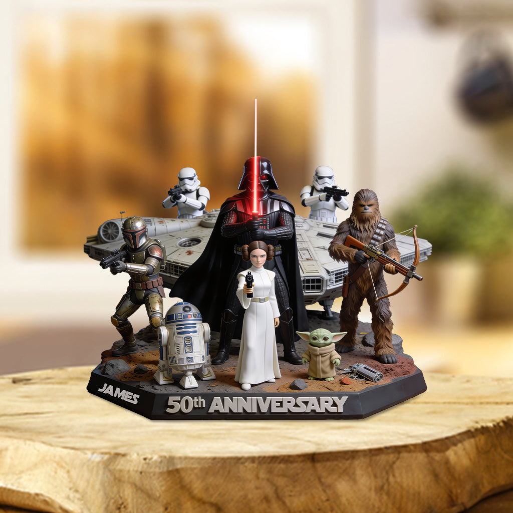 50th Anniversary The Force - Personalized The Force Custom Shaped Acrylic Plaque