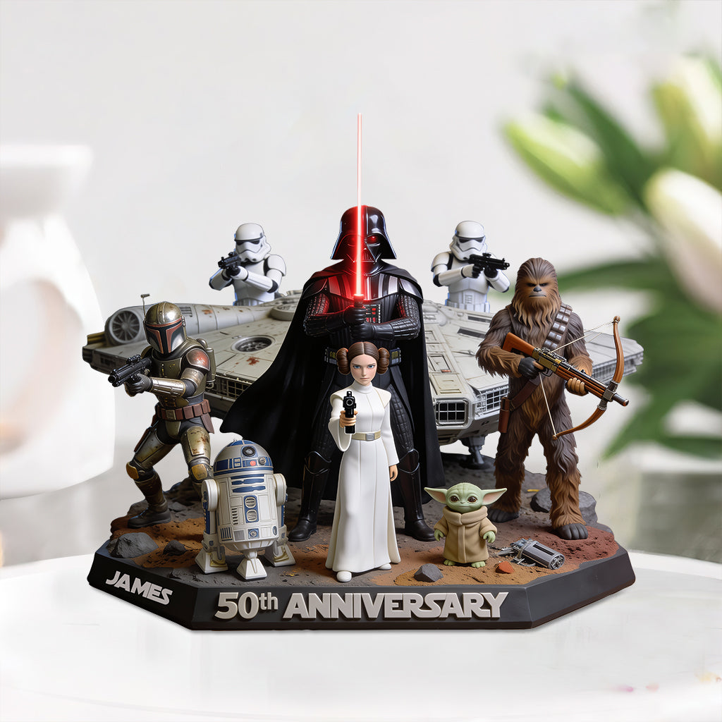 50th Anniversary The Force - Personalized The Force Custom Shaped Acrylic Plaque