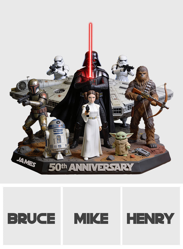 50th Anniversary The Force - Personalized The Force Custom Shaped Acrylic Plaque