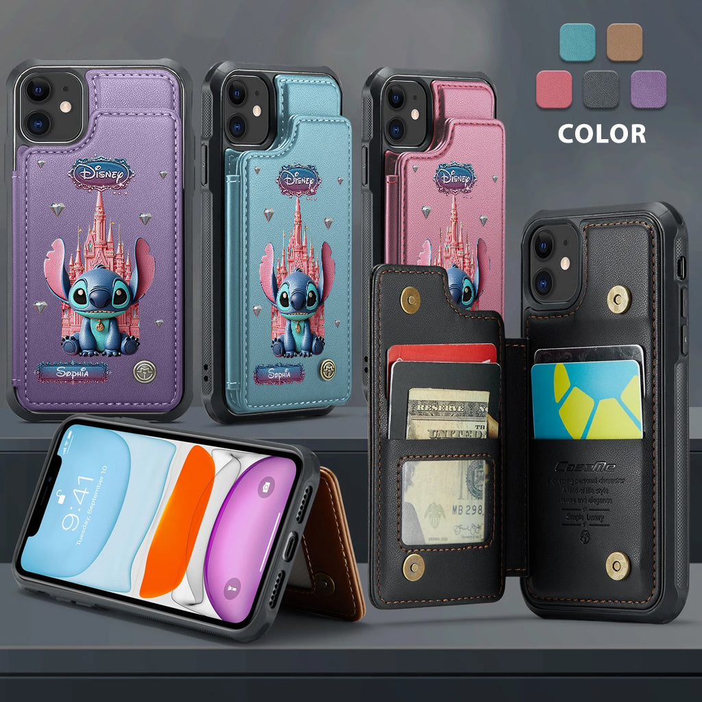 Blue Ohana - Personalized Ohana Wallet Phone Case