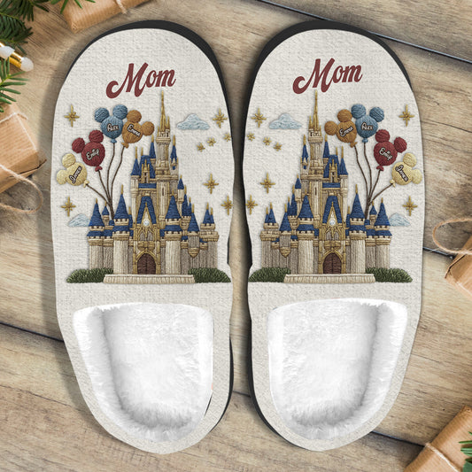 Magical Castle - Personalized Mouse Slippers