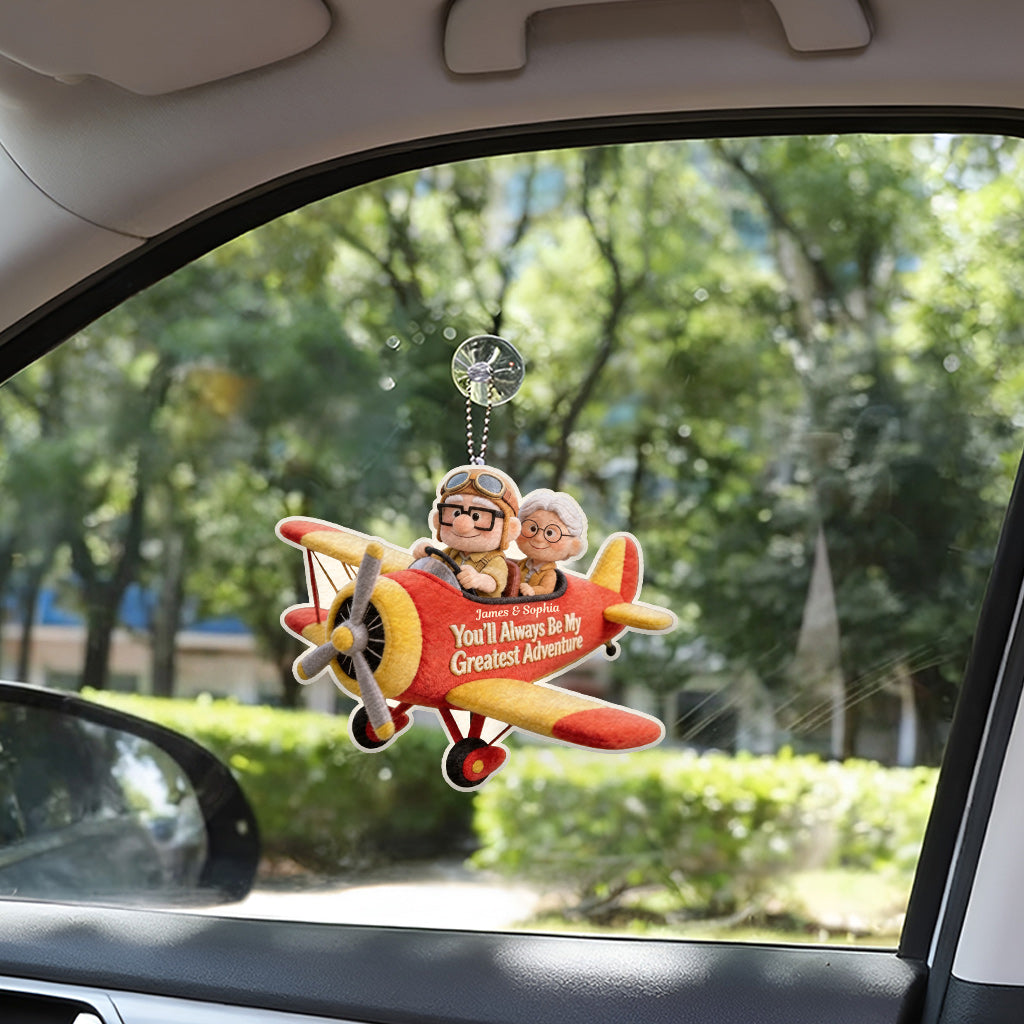 My Greatest Adventure - Personalized Up Movie Couple Plush Keychain