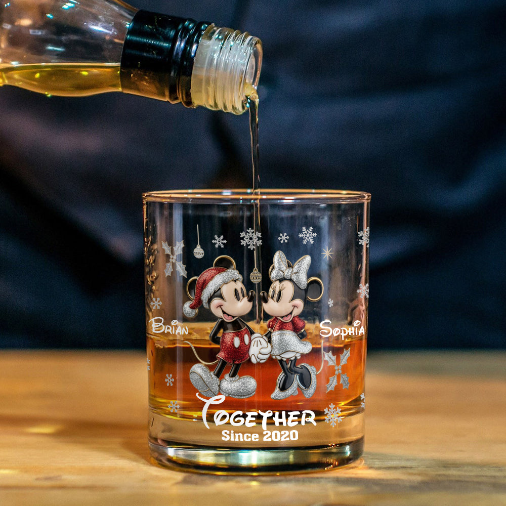 Together Since - Personalized Mouse Whiskey Glass
