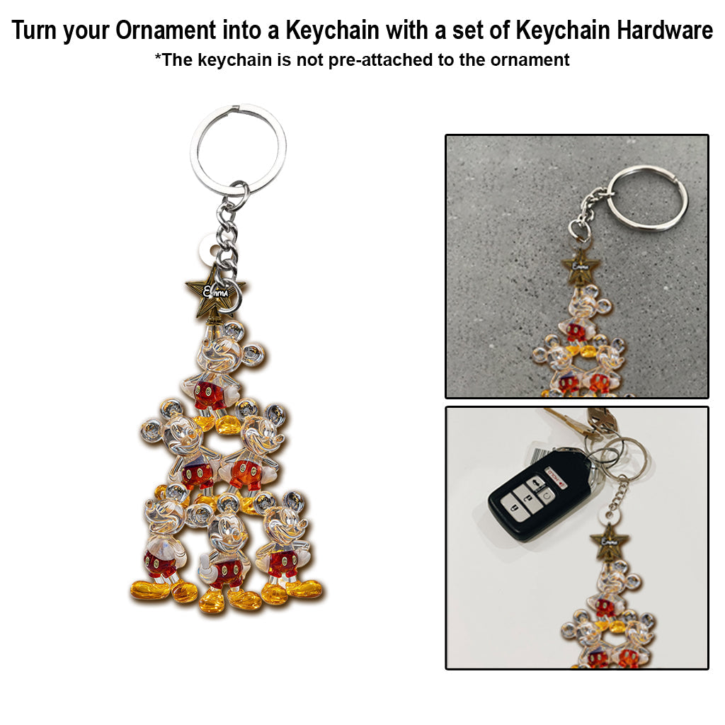 Merry Christmas - Personalized Mouse Ornament