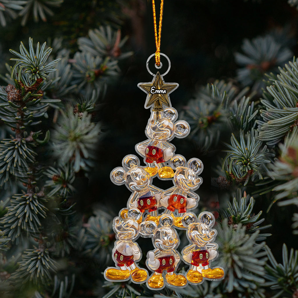 Merry Christmas - Personalized Mouse Ornament