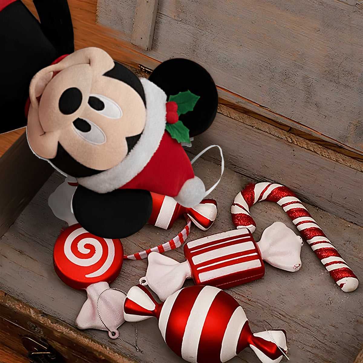 Merry Christmas - Personalized Mouse Shaped Christmas Stocking