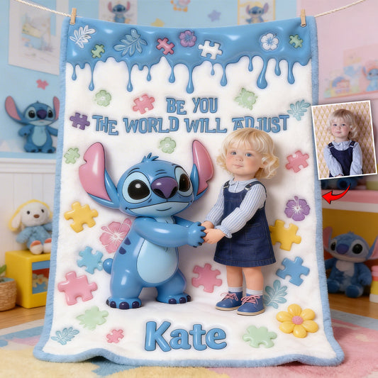 Be You - Personalized Autism Awareness Blanket