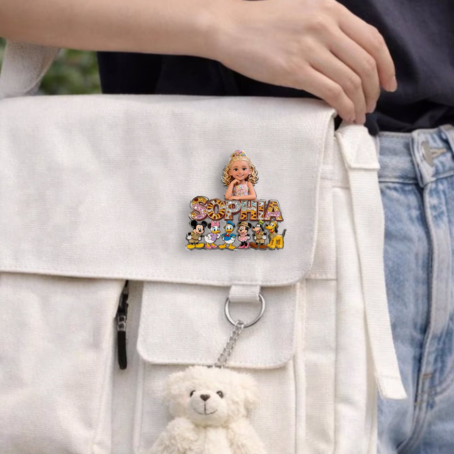 Magical Animal Kingdom - Personalized Mouse 3D Embossed Enamel Pin