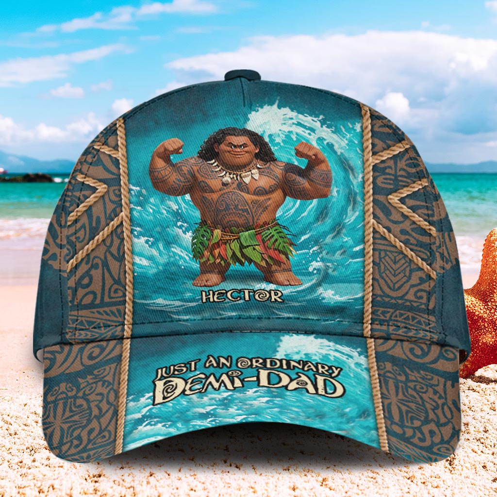 Just An Ordinary Demi-Dad - Personalized Hawaii Movie Classic Cap