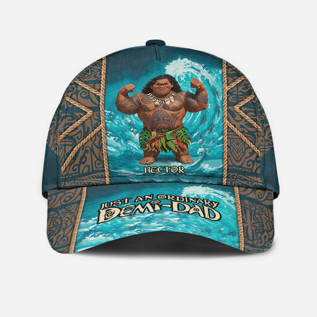 Just An Ordinary Demi-Dad - Personalized Hawaii Movie Classic Cap