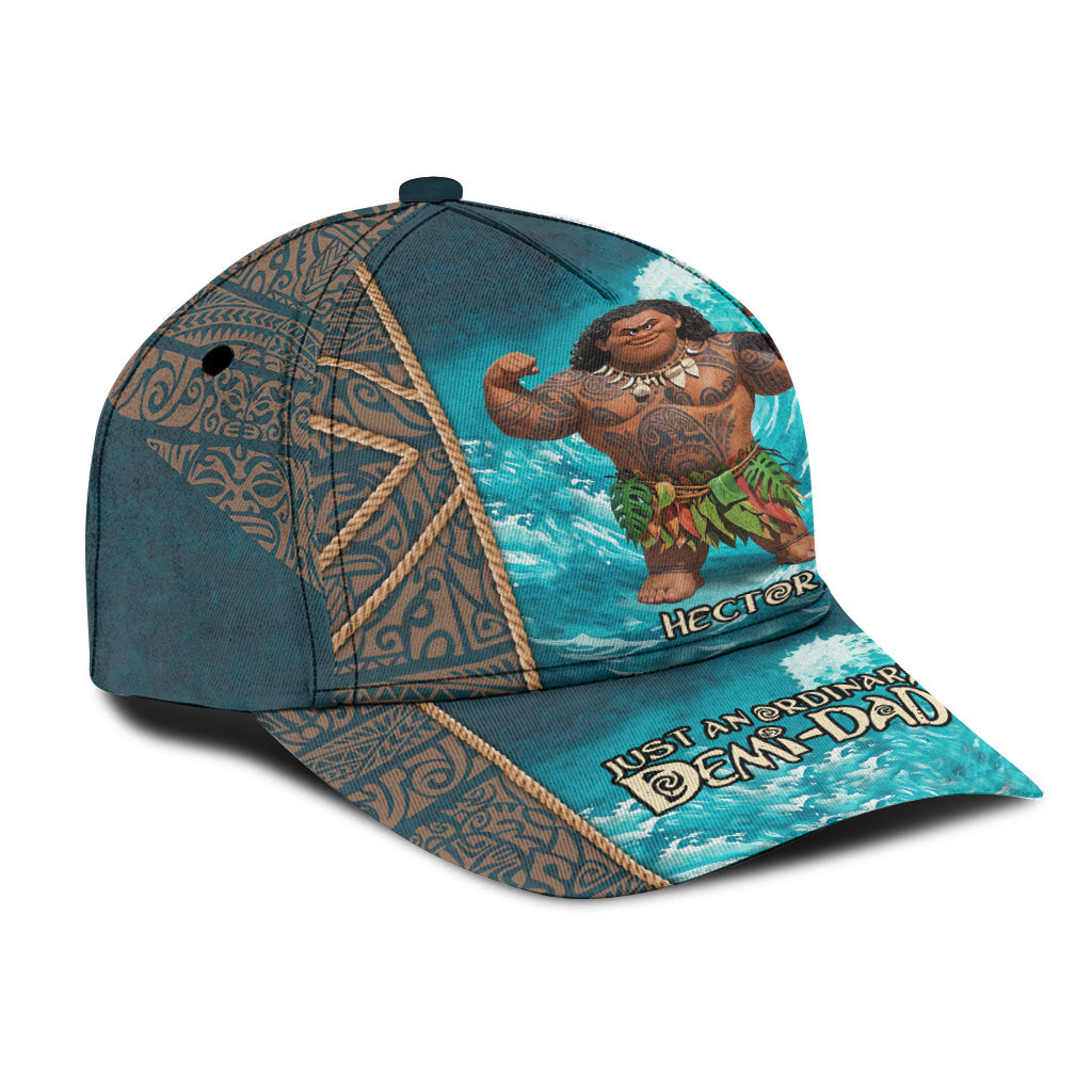 Just An Ordinary Demi-Dad - Personalized Hawaii Movie Classic Cap