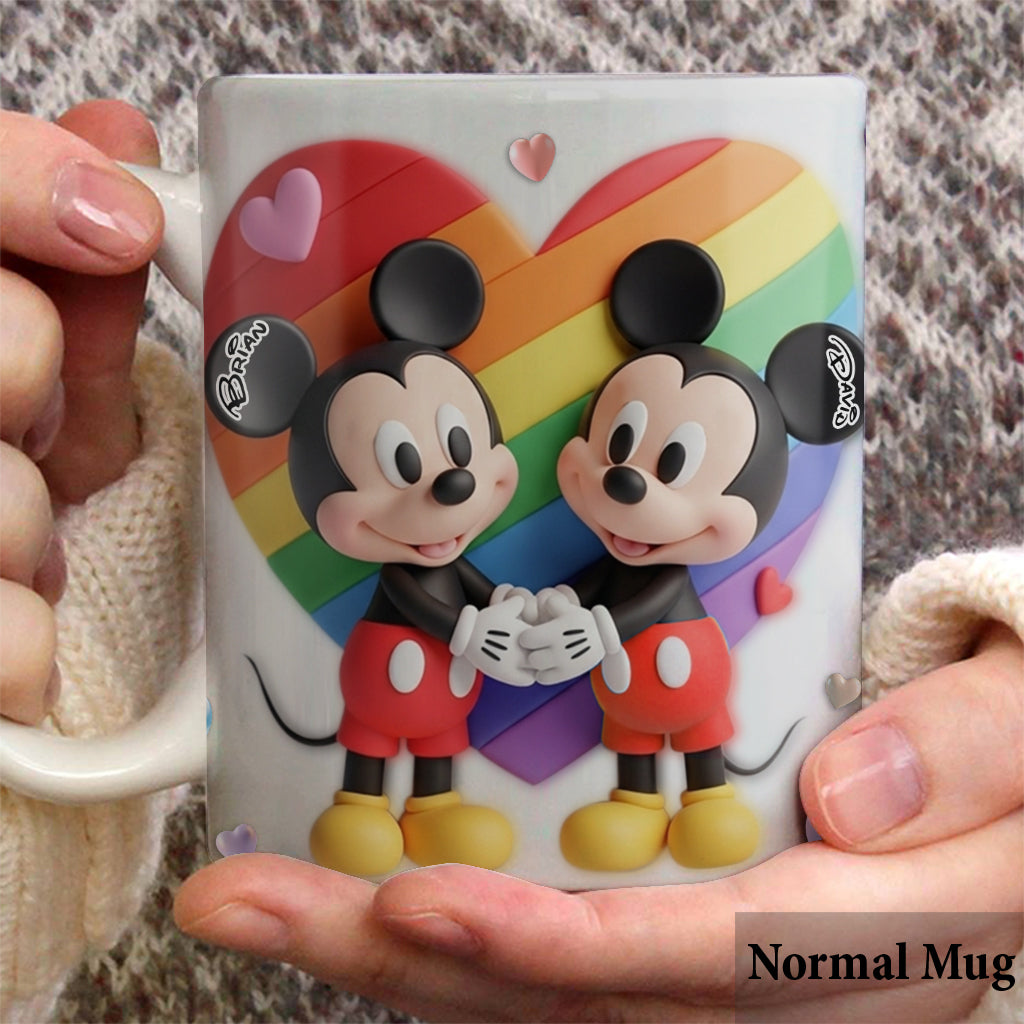 Love Is Love - Personalized LGBT Support Mug