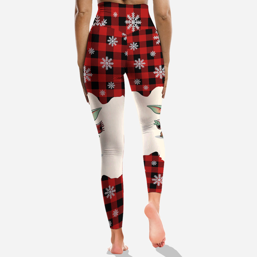 Merry Christmas - Personalized The Force Hoodie and Leggings