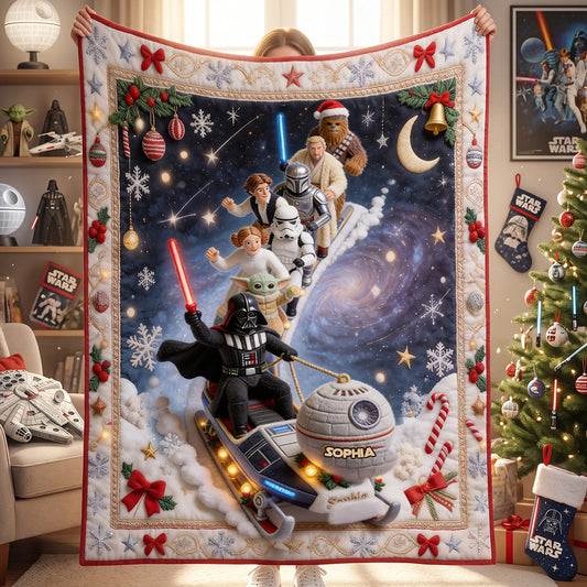 Merry Christmas - Personalized The Force Blanket