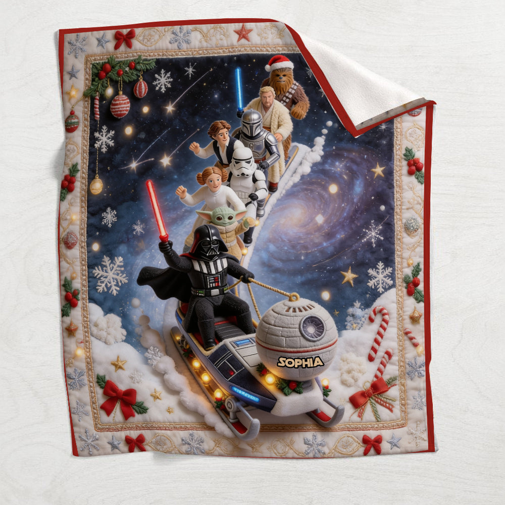 Merry Christmas - Personalized The Force Blanket