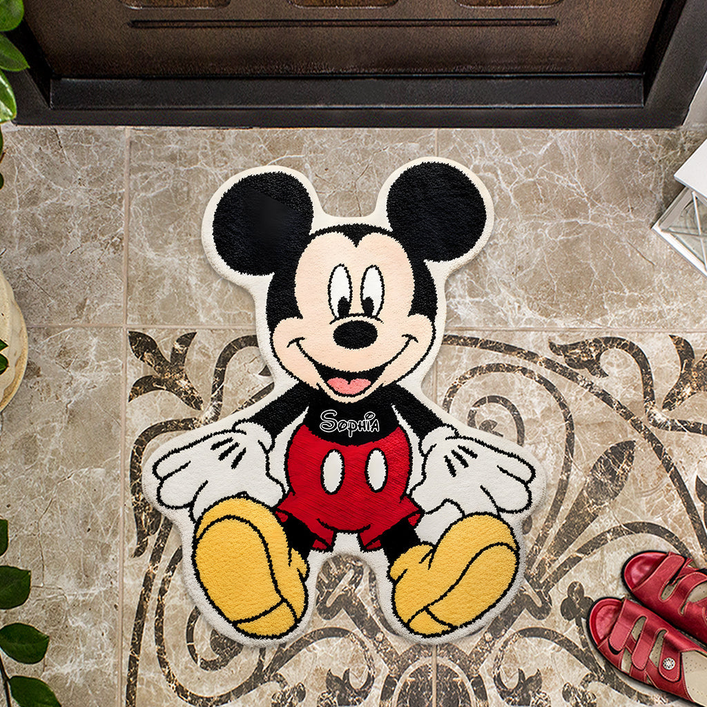 Magic Room - Personalized Mouse Shaped Doormat/ Rug