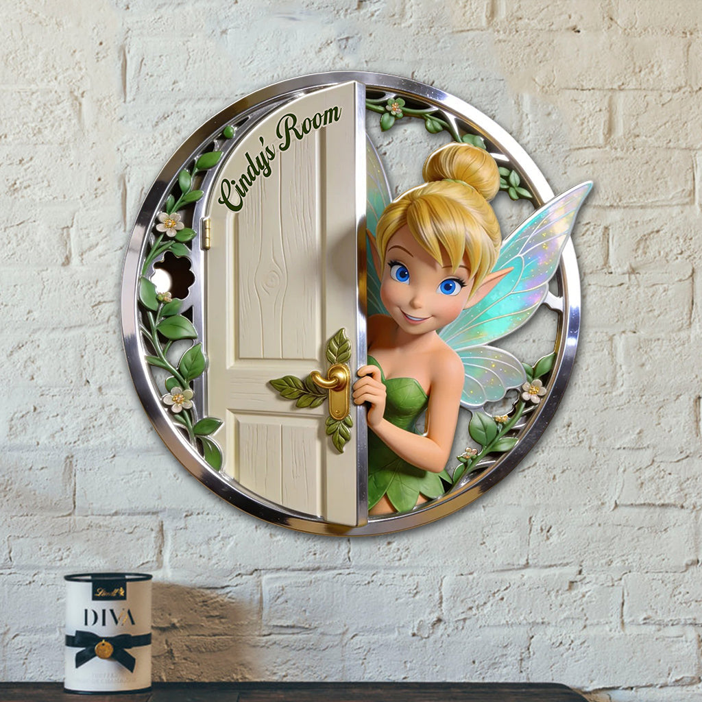 Magic Fairy - Personalized Flying Fairy 3D Printed Cut Metal Sign