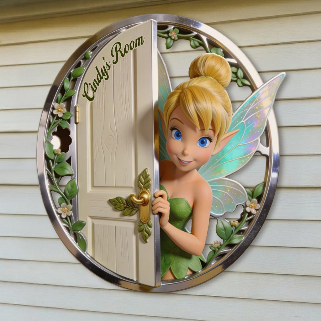 Magic Fairy - Personalized Flying Fairy 3D Printed Cut Metal Sign