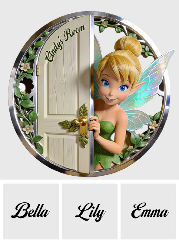 Magic Fairy - Personalized Flying Fairy 3D Printed Cut Metal Sign