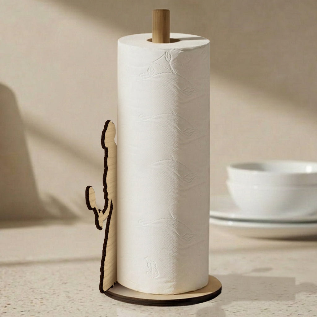 Won't Make Itself - Personalized Beauty And The Beast Paper Towel Stand