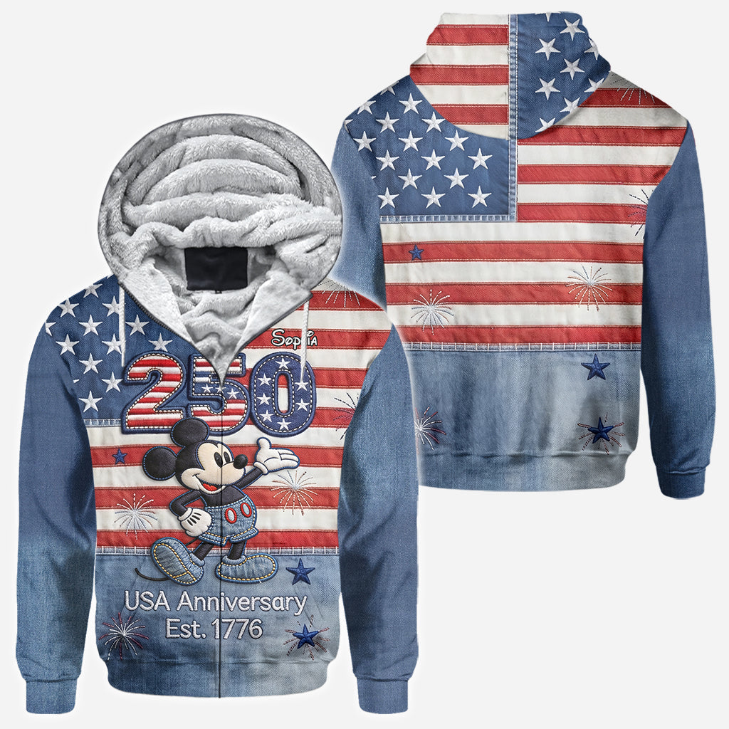 250th Anniversary - Personalized Mouse All Over Shirt