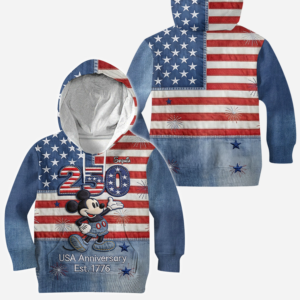 250th Anniversary - Personalized Mouse All Over Shirt