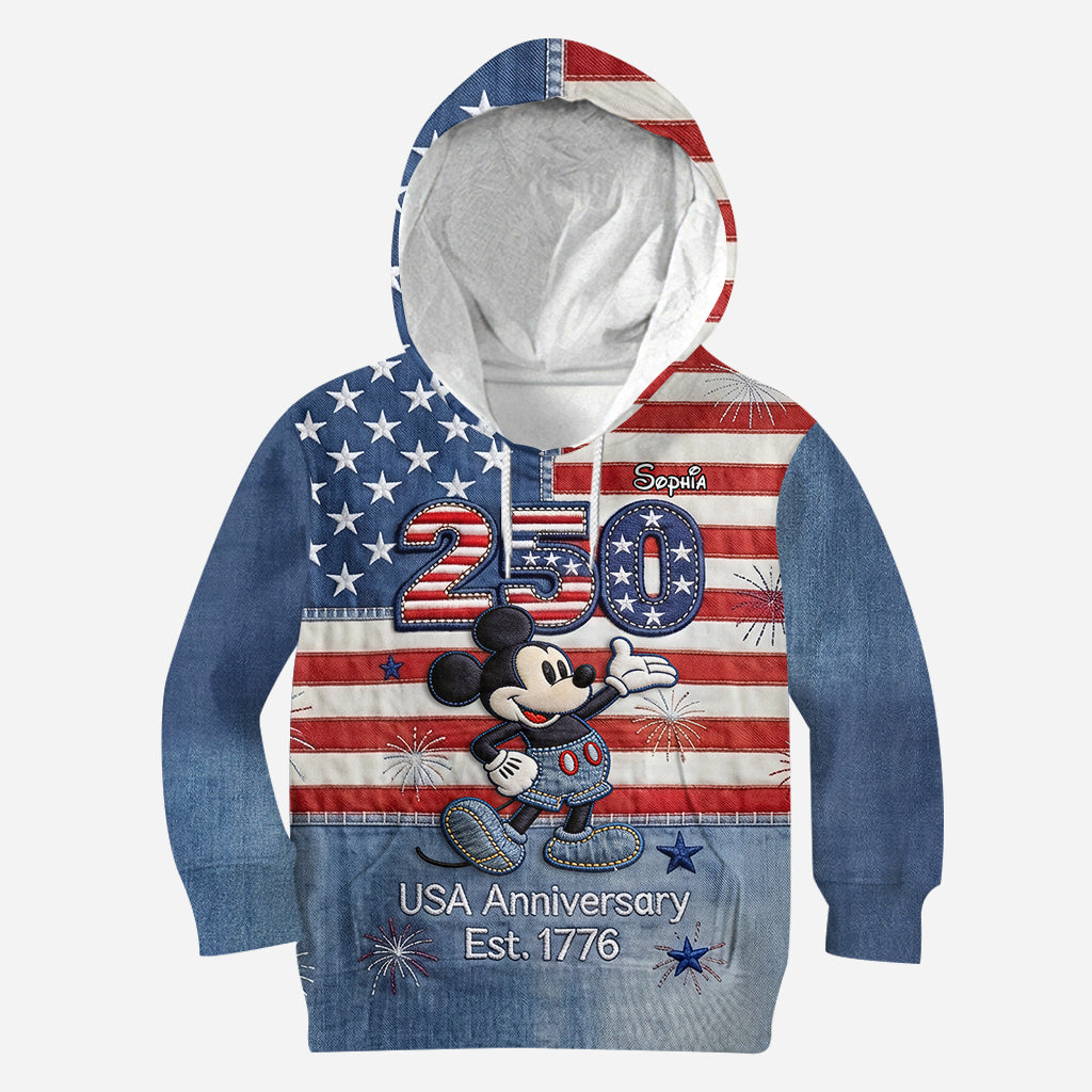 250th Anniversary - Personalized Mouse All Over Shirt