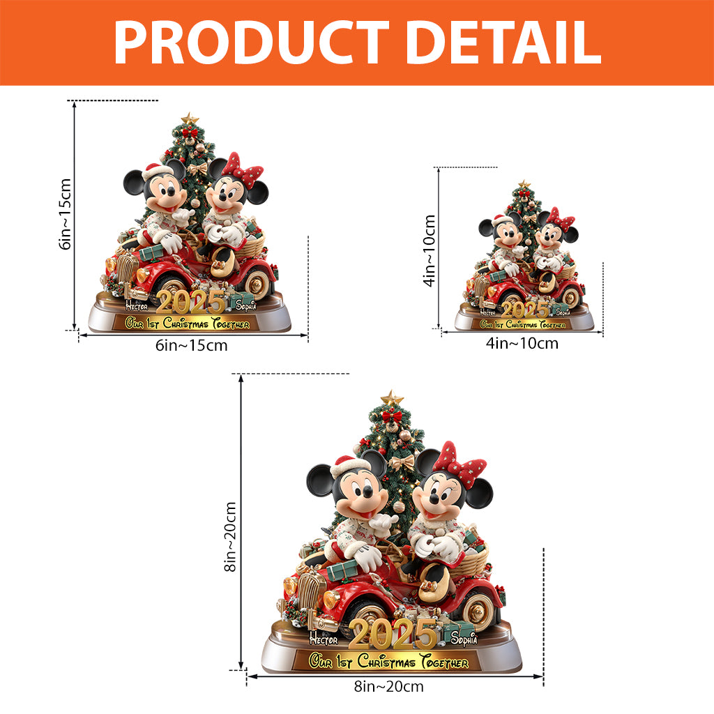 You And Me We Got This - Personalized Mouse Custom Shaped Acrylic Plaque