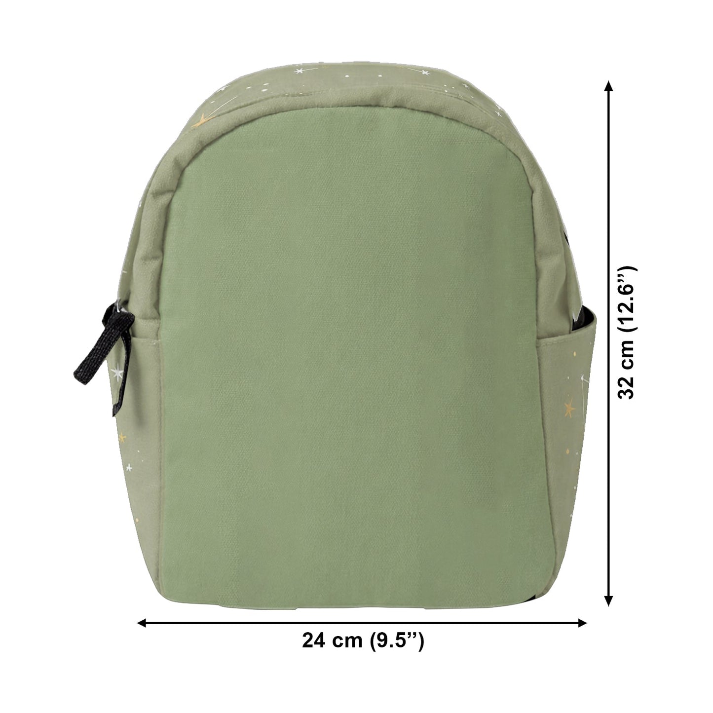 Cute Alien - Personalized The Force Changeable Leather Patch Backpack