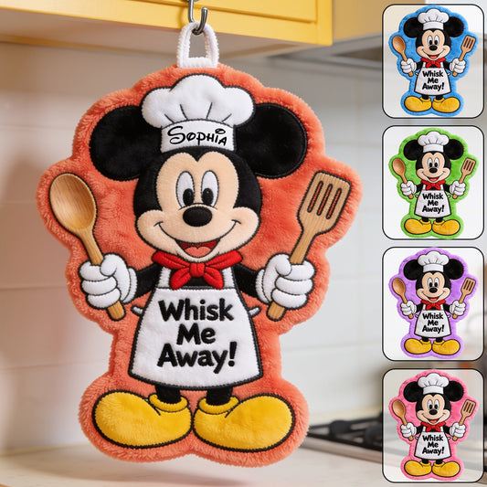Whisk Me Away! - Personalized Mouse Hand Towel