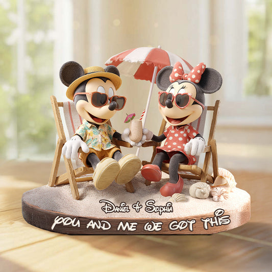 You & Me We Got This - Personalized Mouse Custom Shaped Acrylic Plaque