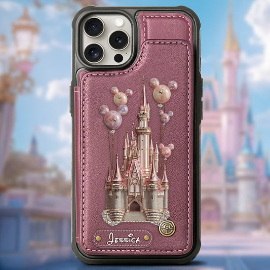Believe In Magic - Personalized Mouse Wallet Phone Case