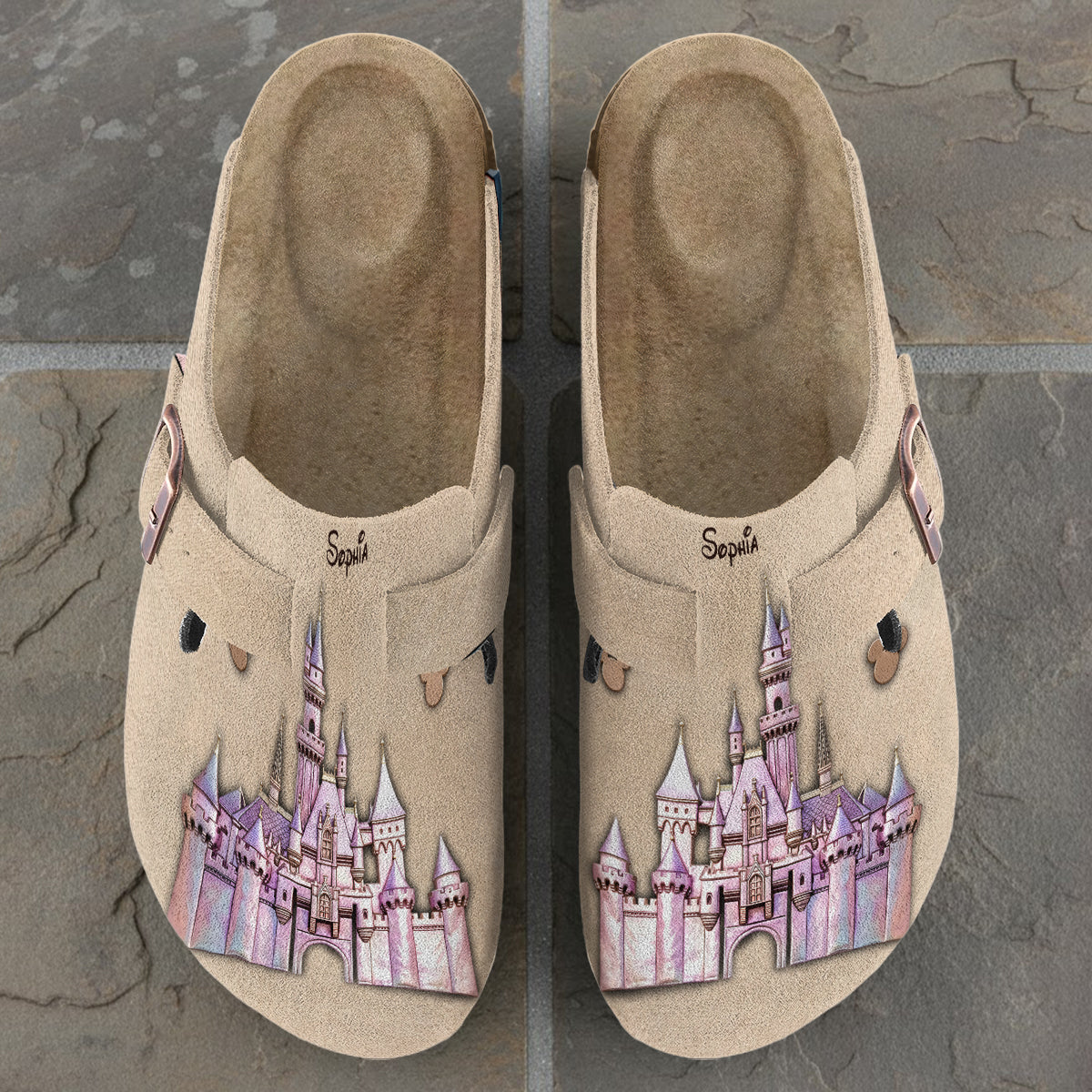 Magical Castle - Personalized Mouse Clogs With Arch Support