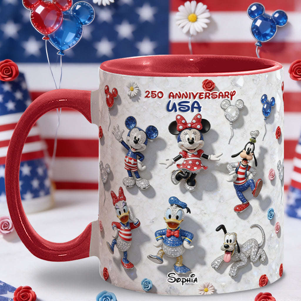 Friends 250 Anniversary - Personalized Mouse Accent Mug & Coaster