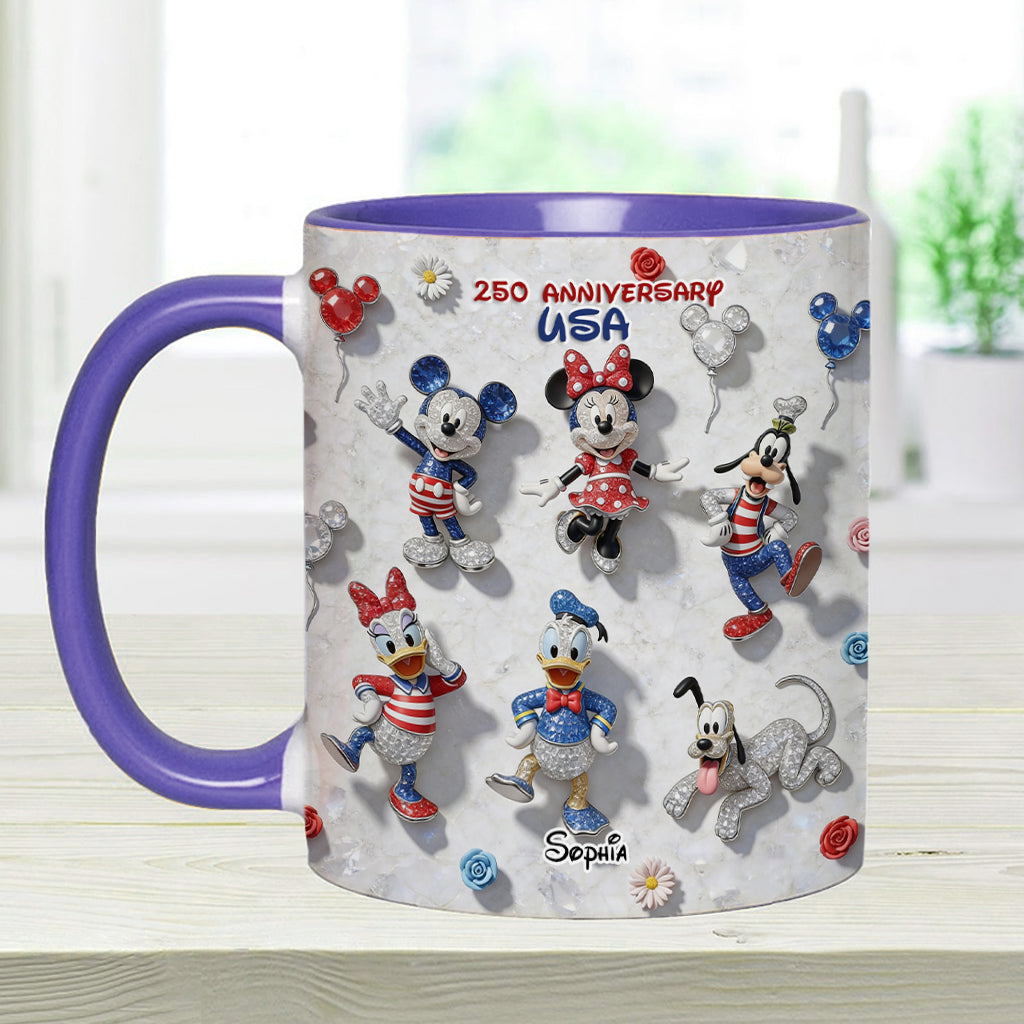Friends 250 Anniversary - Personalized Mouse Accent Mug & Coaster