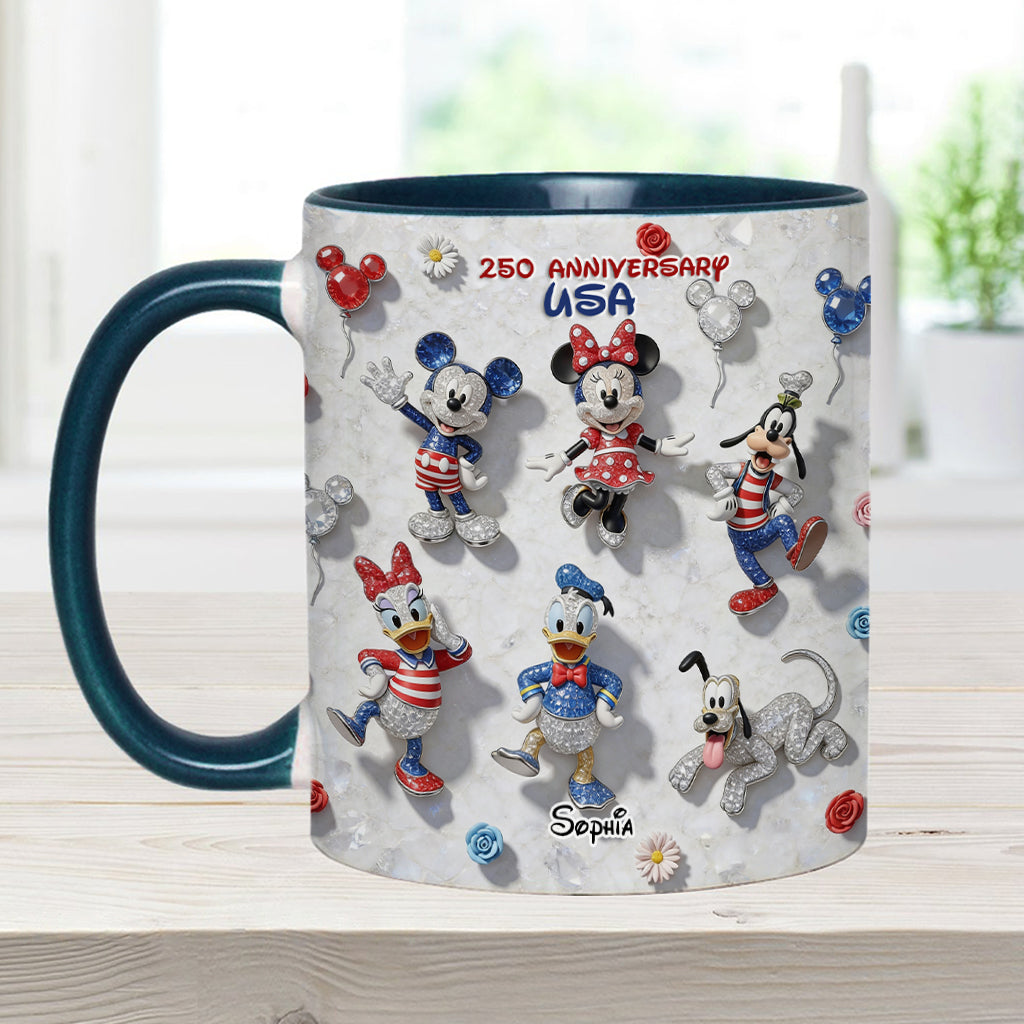Friends 250 Anniversary - Personalized Mouse Accent Mug & Coaster
