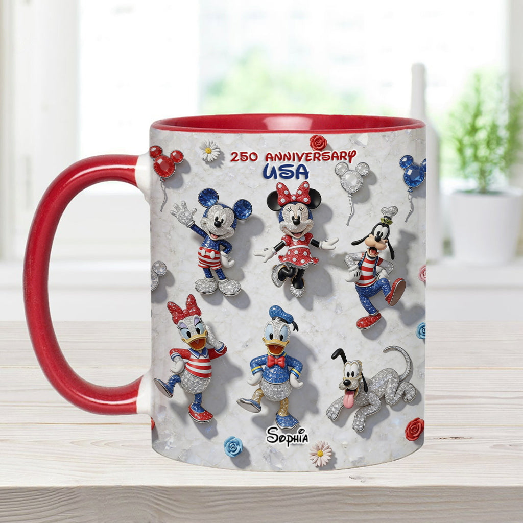 Friends 250 Anniversary - Personalized Mouse Accent Mug & Coaster