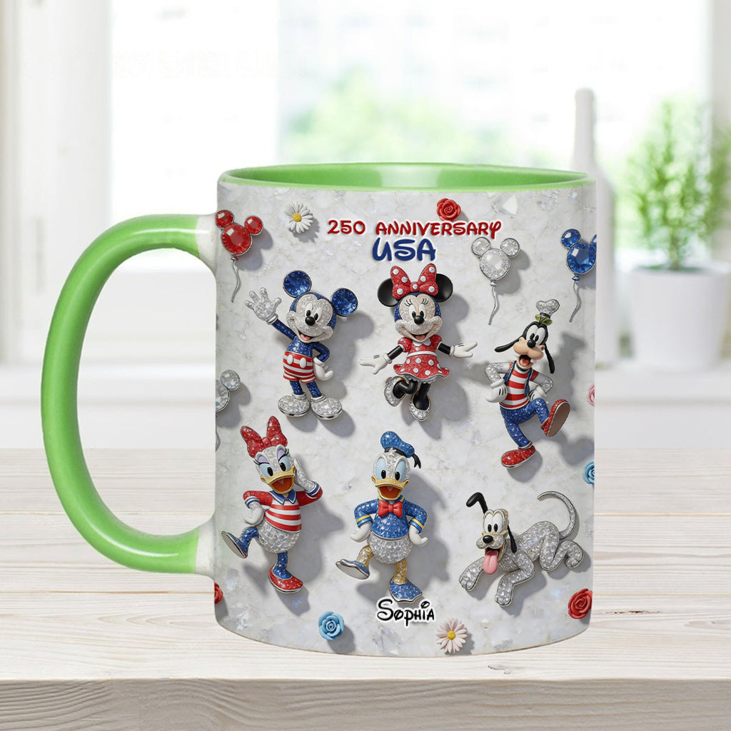 Friends 250 Anniversary - Personalized Mouse Accent Mug & Coaster