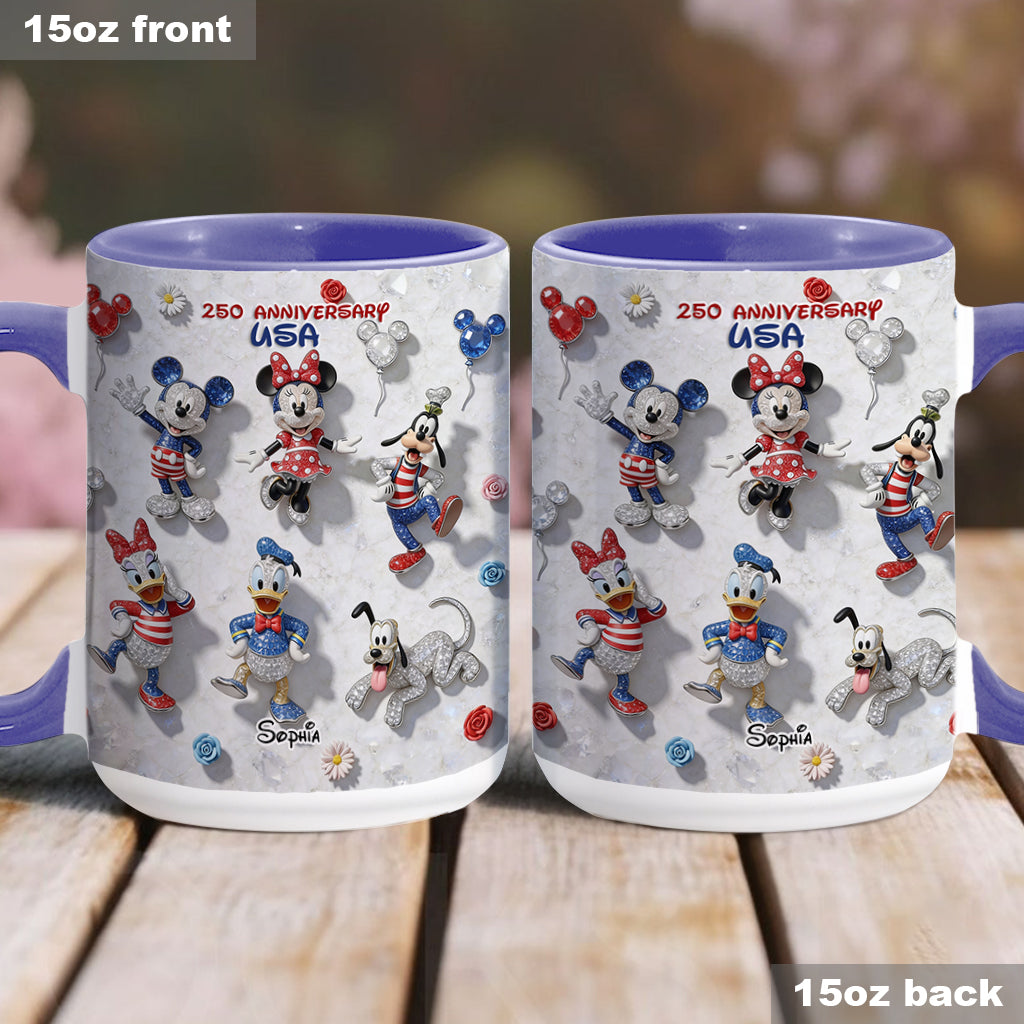 Friends 250 Anniversary - Personalized Mouse Accent Mug & Coaster