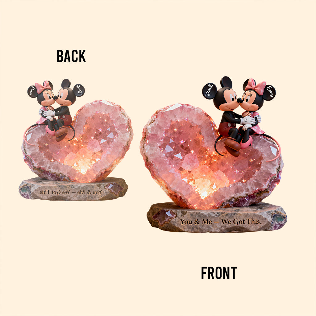 You & Me We Got This - Personalized Mouse Custom Shaped Acrylic Plaque