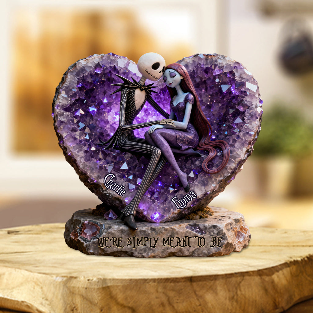 We're Simply Meant To Be - Personalized Nightmare Custom Shaped Acrylic Plaque