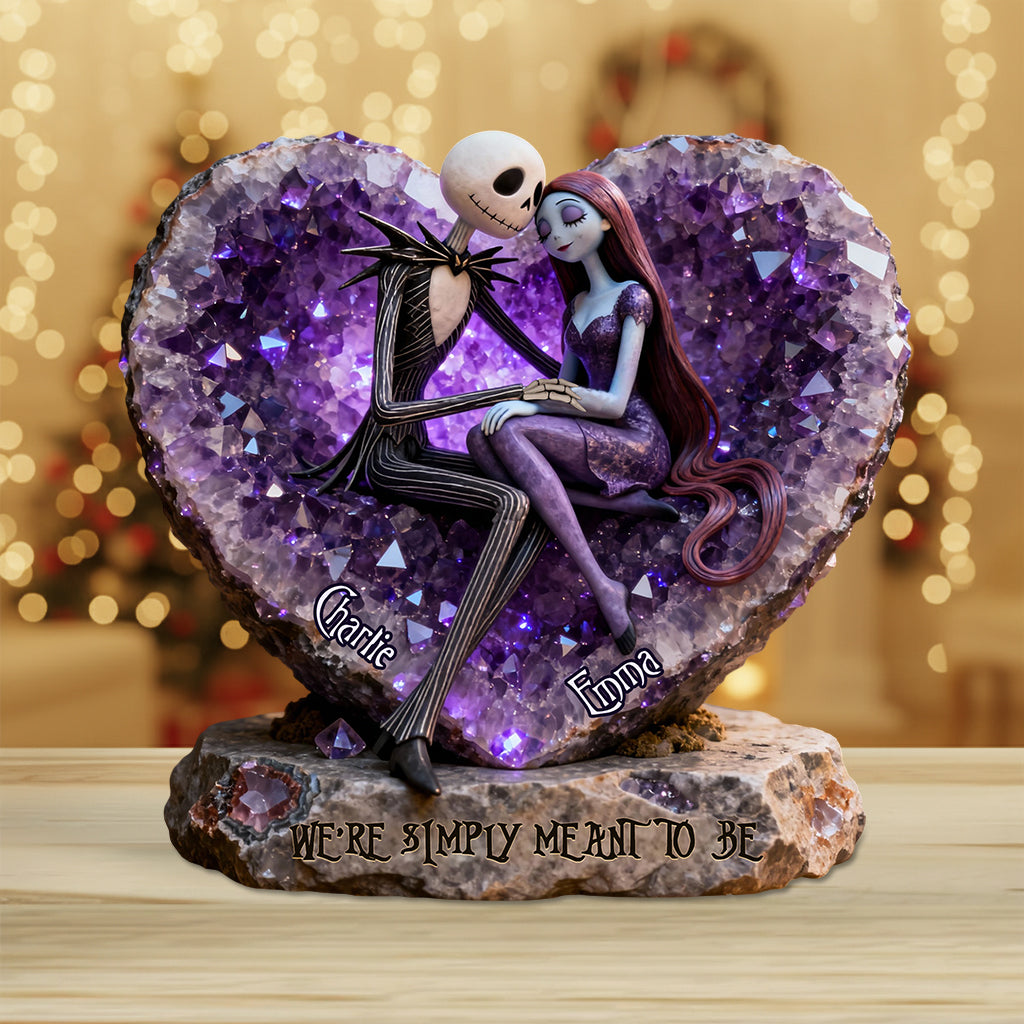 We're Simply Meant To Be - Personalized Nightmare Custom Shaped Acrylic Plaque