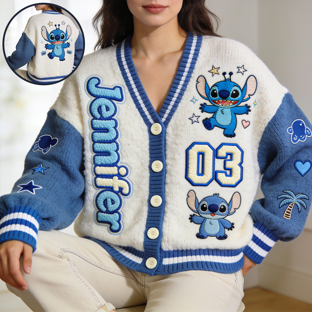 Ohana Means Family - Personalized Ohana Cardigan Sweater