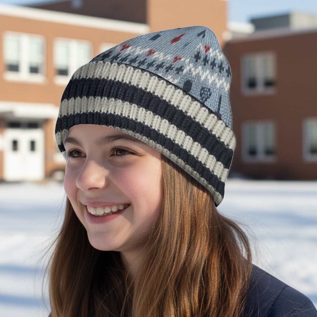French Rat Chef - Personalized Mouse Beanie Hat With Patches