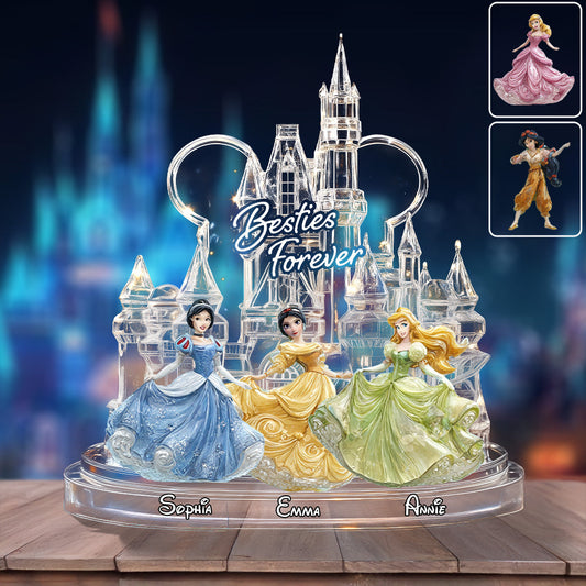 Bestie Tales Forever - Personalized Mouse Custom Shaped Acrylic Plaque