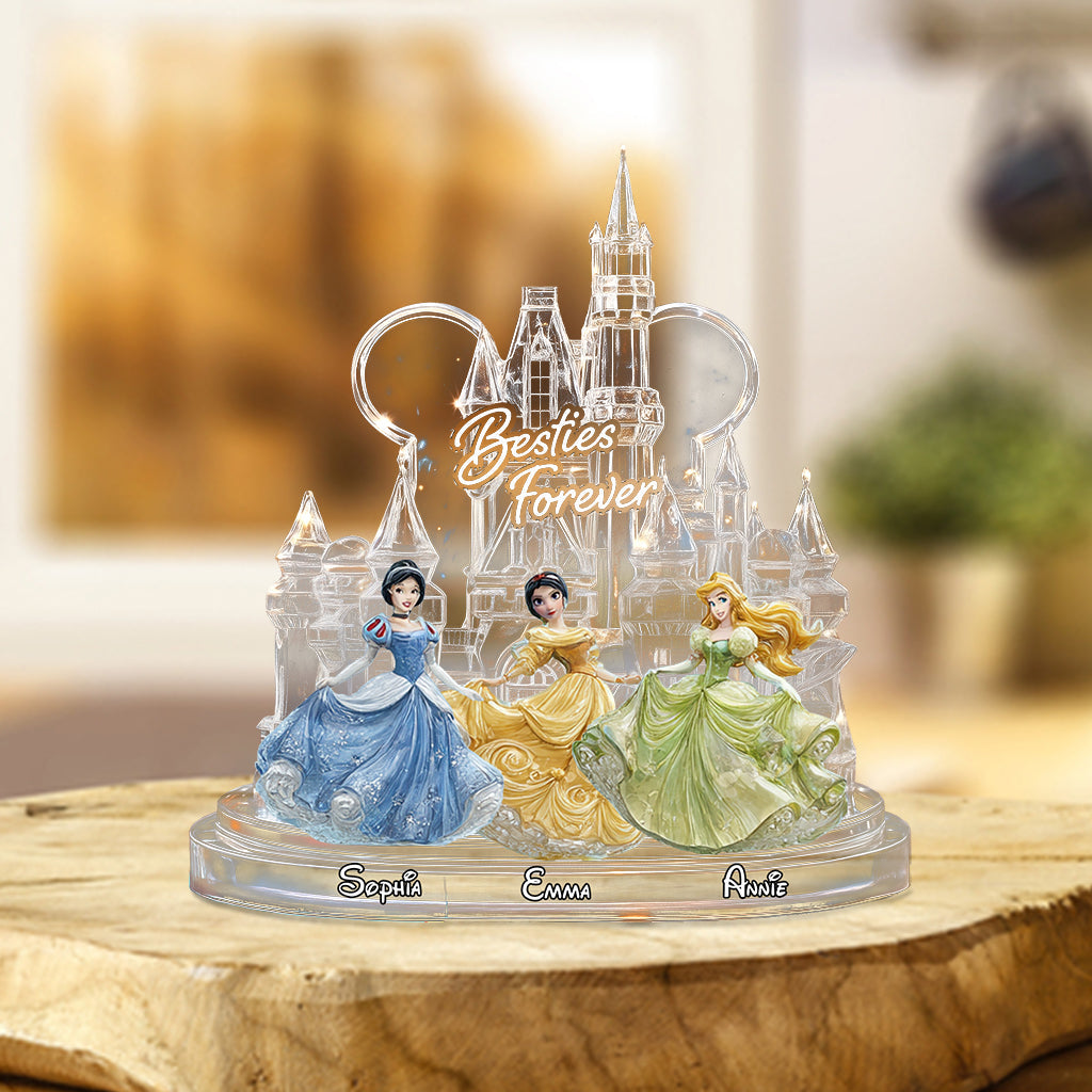 Bestie Tales Forever - Personalized Mouse Custom Shaped Acrylic Plaque