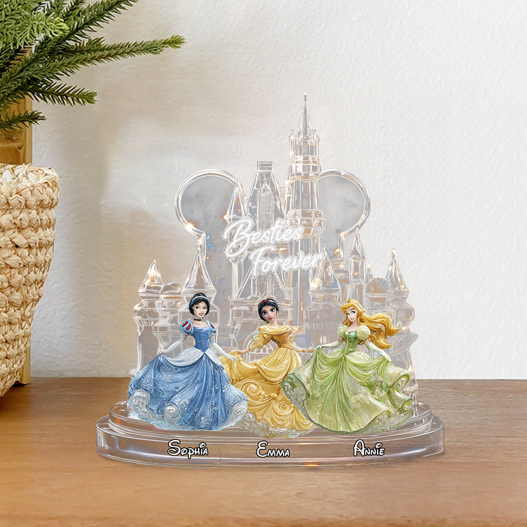 Bestie Tales Forever - Personalized Mouse Custom Shaped Acrylic Plaque