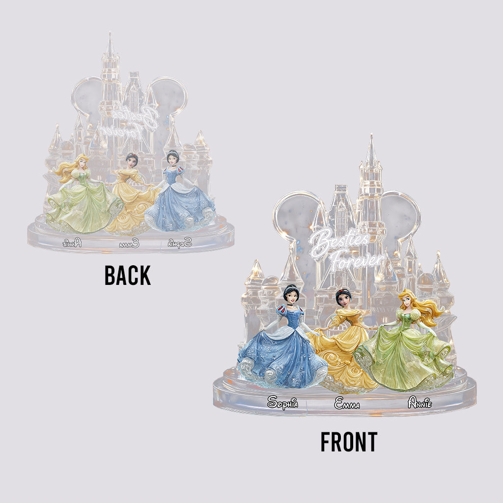 Bestie Tales Forever - Personalized Mouse Custom Shaped Acrylic Plaque