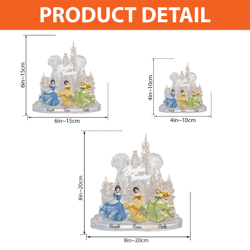 Bestie Tales Forever - Personalized Mouse Custom Shaped Acrylic Plaque