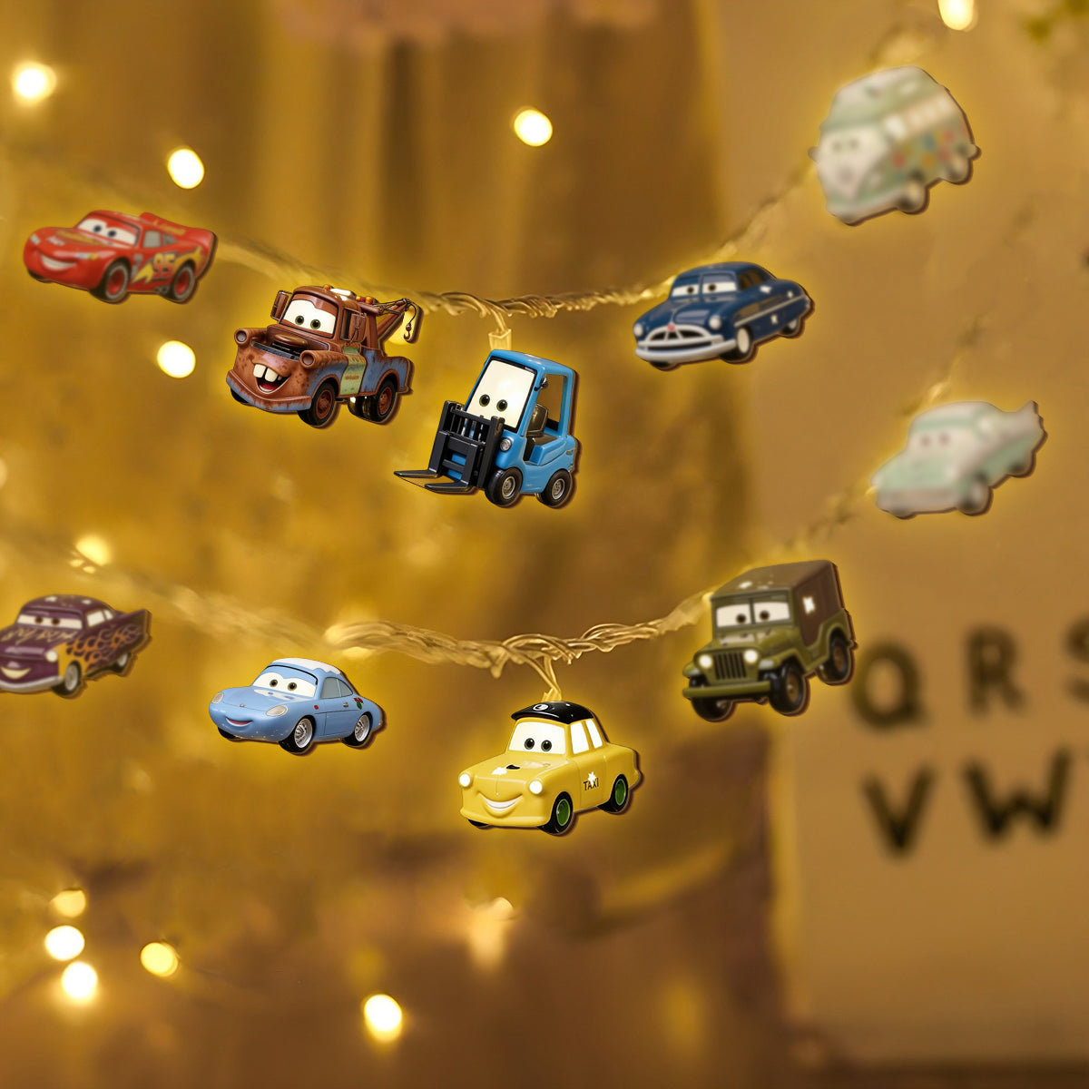 The Little Racer - Personalized Racing Lover String Lights